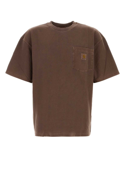 Chocolate cotton S/S Loose Pocket T-shirt CARHARTT WIP (I036863)