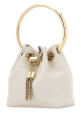 Ivory nappa leather micro Bon Bon bucket bag Beige JIMMY CHOO (MICROBONBONRIH)