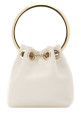 Ivory nappa leather micro Bon Bon bucket bag Beige JIMMY CHOO (MICROBONBONRIH)