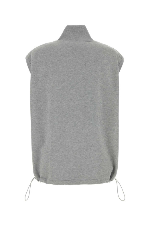 Grey cotton sweatshirt MIU MIU (MJT698SOOO13UK)