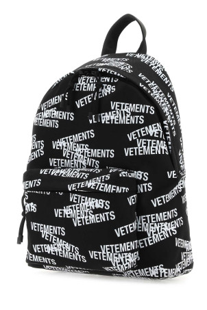 Black nylon backpack Black VETEMENTS (UE63BA300B)