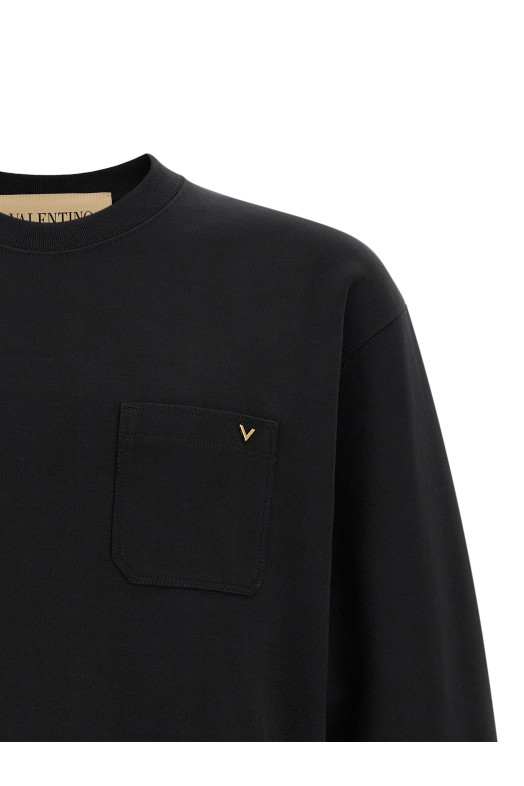 Свитшот Valentino Garavani «VGold», черный V3MF28RBHH0NO