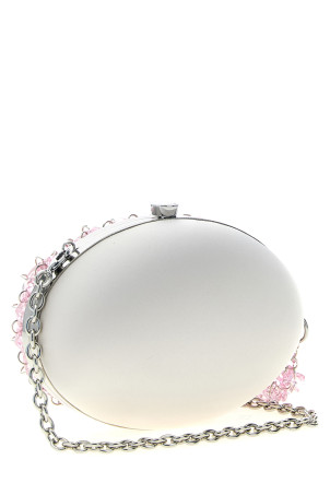 'Crystal Chain' clutch Pink