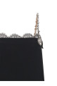 Valentino Garavani crystal embroidery dress Black