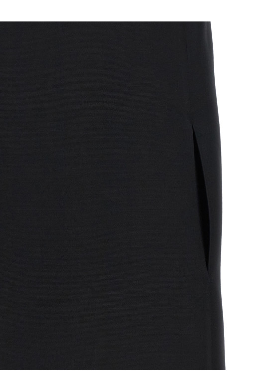 Valentino Garavani crystal embroidery dress Black