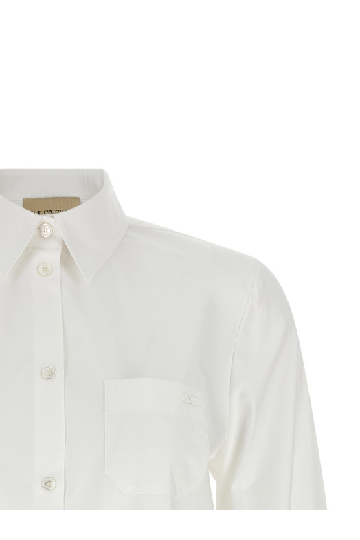 Poplin shirt White