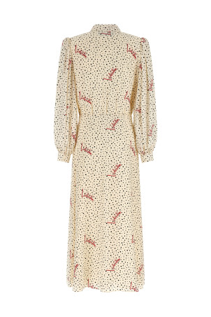 Valentino Garavani 'Bollicine' print dress Multicolor