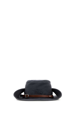 Denim blue drill hat MIU MIU (5HC2212G8G)