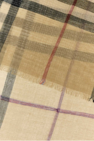 Шарф з вишивкою з вовняної суміші BURBERRY (8097026)