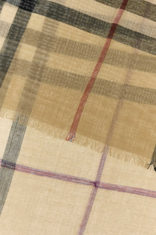 Embroidered wool blend scarf BURBERRY (8097026)