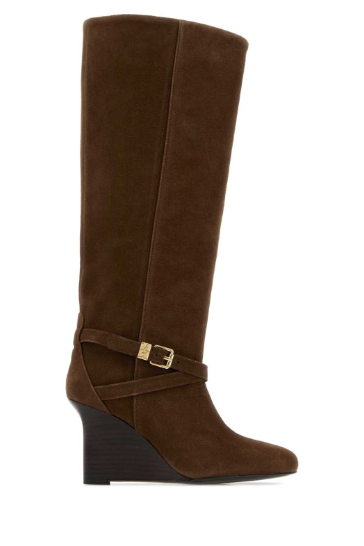 Brown suede boots GANNI (B1010087)