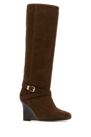 Brown suede boots GANNI (B1010087)