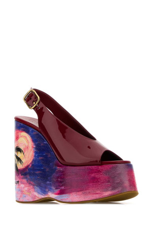 Tiziano red leather Maxime wedges CHLOE (CH26U09ZXG)