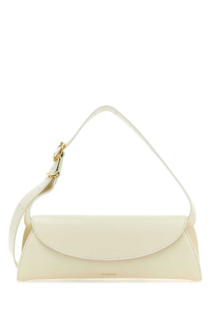 Ivory leather small Cannolo shoulder bag JIL SANDER (J07WD0023P4840)