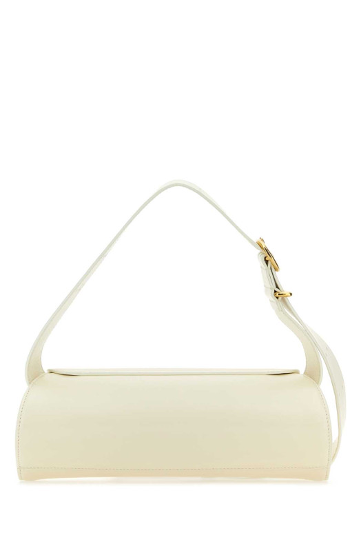 Небольшая сумка через плечо Cannolo из кожи цвета слоновой кости JIL SANDER (J07WD0023P4840)