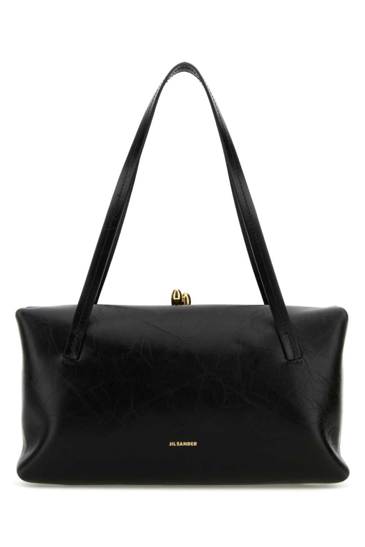Black leather Goji Pillow handbag JIL SANDER (J08WD0078P5636)
