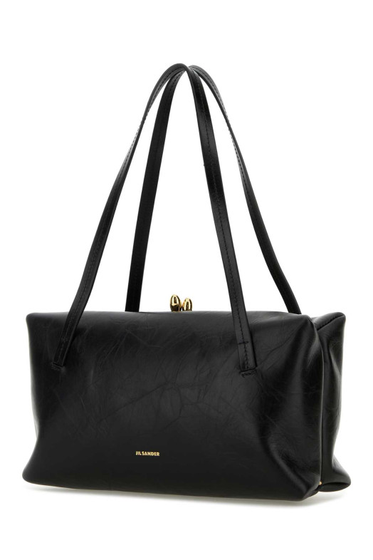 Black leather Goji Pillow handbag JIL SANDER (J08WD0078P5636)