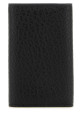 Black leather Four Stitches keyring case MAISON MARGIELA (SA3UA0001P4455)