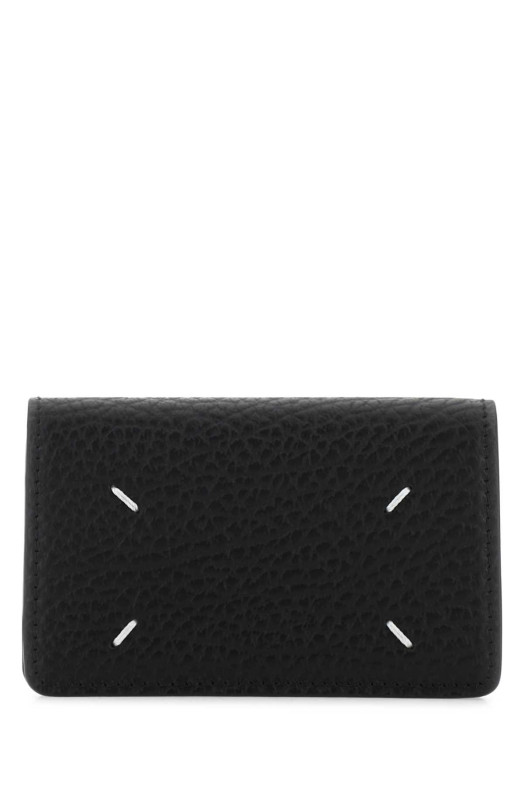 Black leather coin purse MAISON MARGIELA (SA3VX0008P4455)