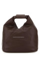 Chocolate synthetic leather Japanese handbag MM6 MAISON MARGIELA (SB6WD0026P8396)