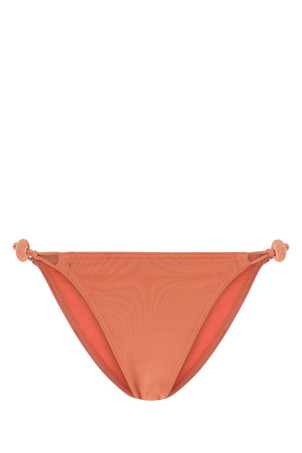 Peach stretch nylon Farrah bikini bottom ERES (042619)