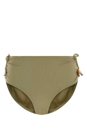 Sage green stretch nylon Christie bikini bottom ERES (042621)