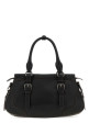 Black leather large handbag Black PRADA (1BG6042HIK)