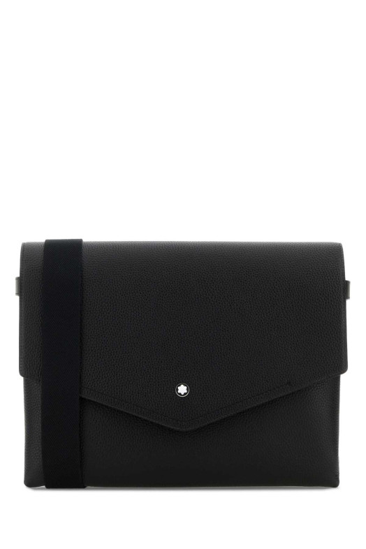 Black leather Companion crossbody bag MONTBLANC (221632)