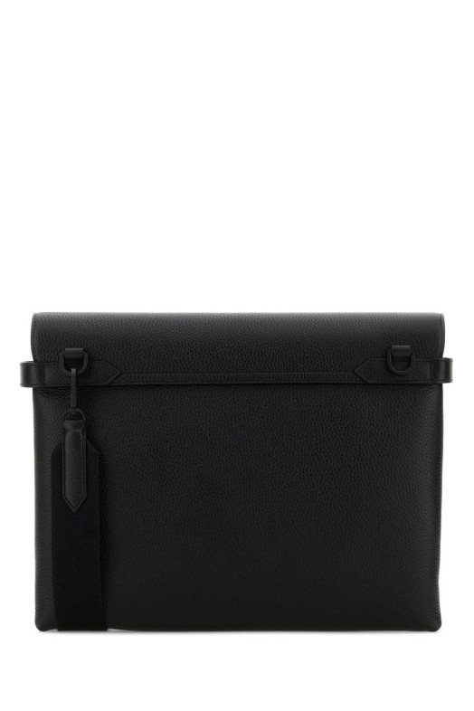 Black leather Companion crossbody bag MONTBLANC (221632)