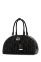 Black nappa leather Arcadie handbag Black MIU MIU (5BB197AN88)