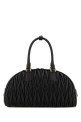 Black nappa leather Arcadie handbag Black MIU MIU (5BB197AN88)