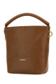 Brown leather handbag BURBERRY (8123598)