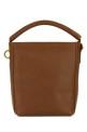 Brown leather handbag BURBERRY (8123598)