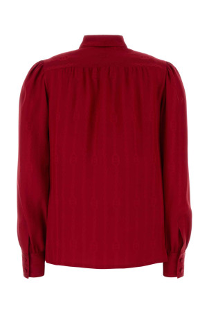 Red silk shirt GUCCI (865102ZAM48)