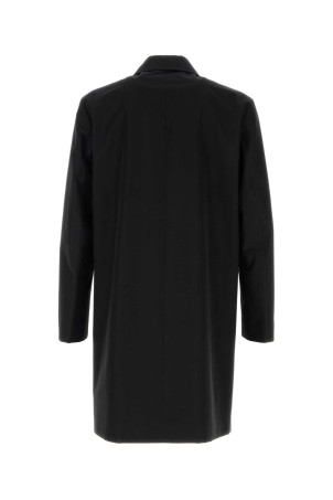 Black cotton blend overcoat Black GUCCI (865214ZAU5H)