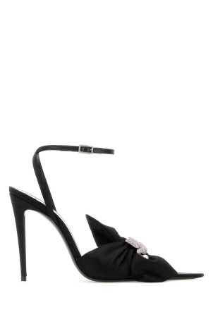 Black crepe Dove pumps Black SAINT LAURENT (8673099QNC4)