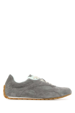 Grey suede Orbit Flash sneakers Blue BOTTEGA VENETA (867941V3MS0)