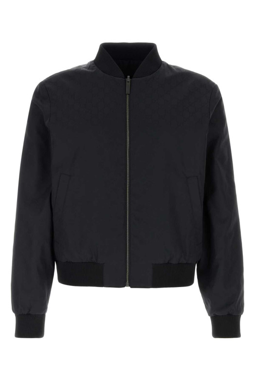 Чорна двостороння куртка з файлу GG від GUCCI (871661ZAU1J)