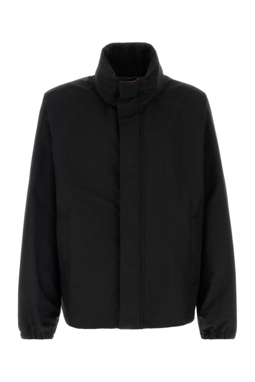 Black cotton jacket Black GUCCI (871672ZAUW7)