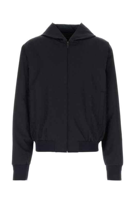 Dark blue GG cotton jacket GUCCI (874486ZAUR4)