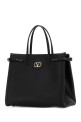 Black leather VLogo Signature shopping bag Black VALENTINO GARAVANI (8W2B0R19YYQ)