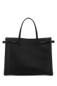 Black leather VLogo Signature shopping bag Black VALENTINO GARAVANI (8W2B0R19YYQ)