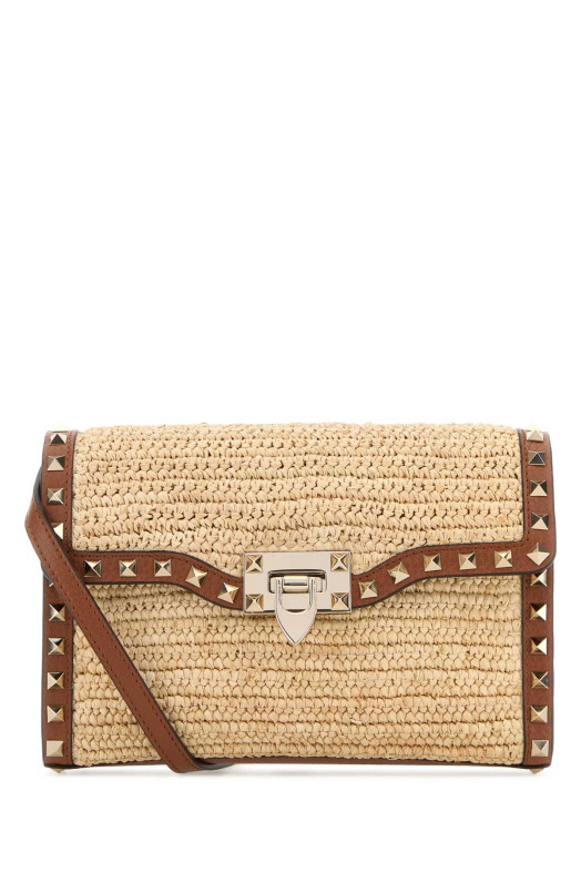 Сумка через плече Raffia Rockstud від VALENTINO GARAVANI (8W2B0R43UEN)