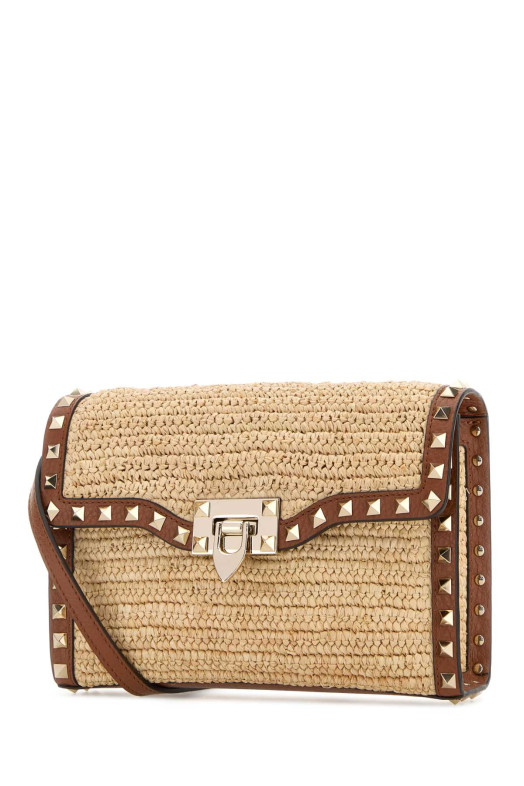 Сумка через плече Raffia Rockstud від VALENTINO GARAVANI (8W2B0R43UEN)