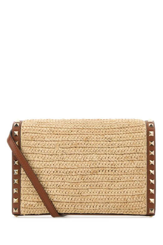 Сумка через плече Raffia Rockstud від VALENTINO GARAVANI (8W2B0R43UEN)