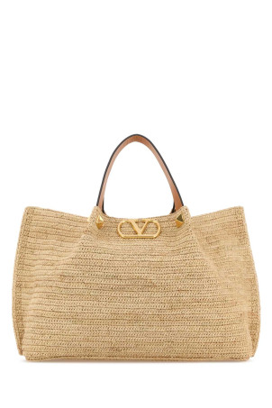 Raffia VLogo Signature shopping bag VALENTINO GARAVANI (8W2B0T01QCL)