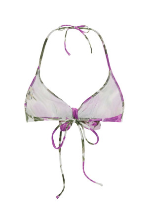 Printed stretch nylon bikini top CHLOE (CH26UMB12333)