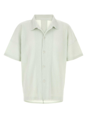 Mint green polyester shirt HOMME PLISSE' ISSEY MIYAKE (HP66JJ051)