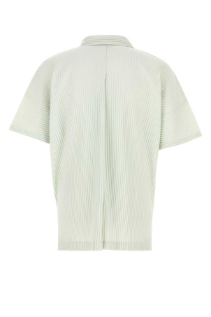 Mint green polyester shirt HOMME PLISSE' ISSEY MIYAKE (HP66JJ051)