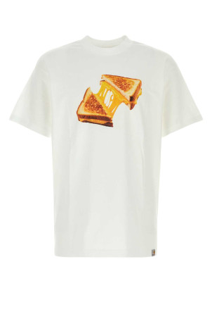 White cotton Cheese Toast T-shirt CARHARTT WIP (I036882)